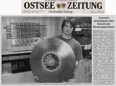 Ostsee Zeitung - Greifswald Zeitung 30-09-2006