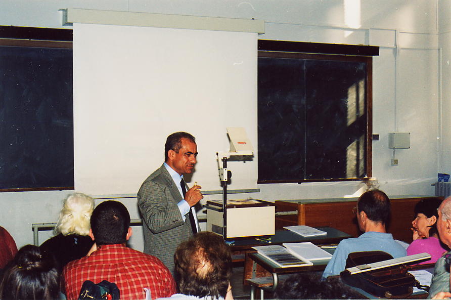 Un momento della conferenza di Giovanni Pastore al Dipartimento di Matematica "Guido Castelnuovo", Universit di Roma "La Sapienza"