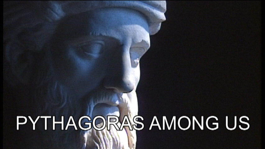 Un fotogramma del documentario: Pitagora, copia romana di un originale greco, Musei Capitolini, Roma.